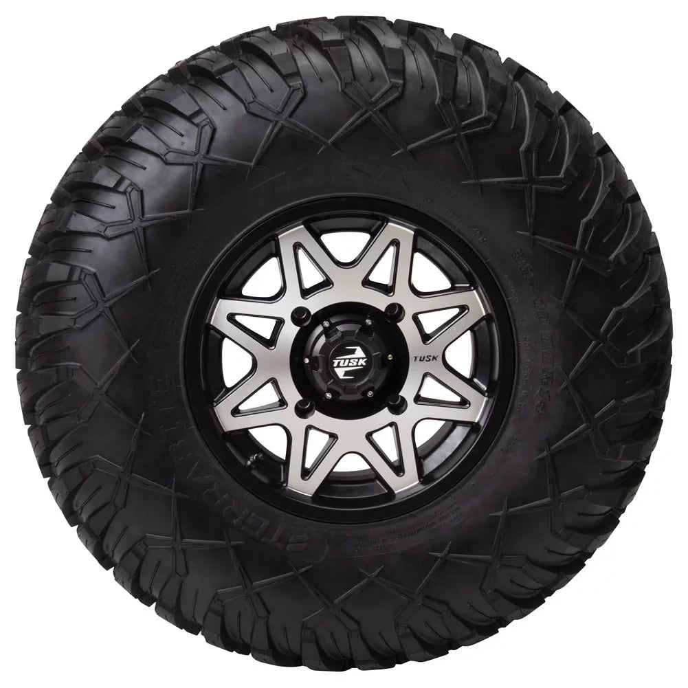 4/156 Tusk Tintic Wheel 14x7 5.0 + 2.0 Machined/Black For  Wolverine  2 1000 2021