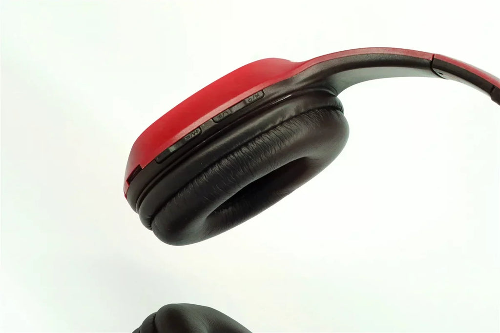 Over-the-Head Stereo Wireless Headsets for Xiaomi Redmi Note 10 Pro,10S, 10, 10 Pro Max, 10 Pro, K40 Pro+, K40 Pro, K40, 9T, 9T, Mi 10i 5G (Red)