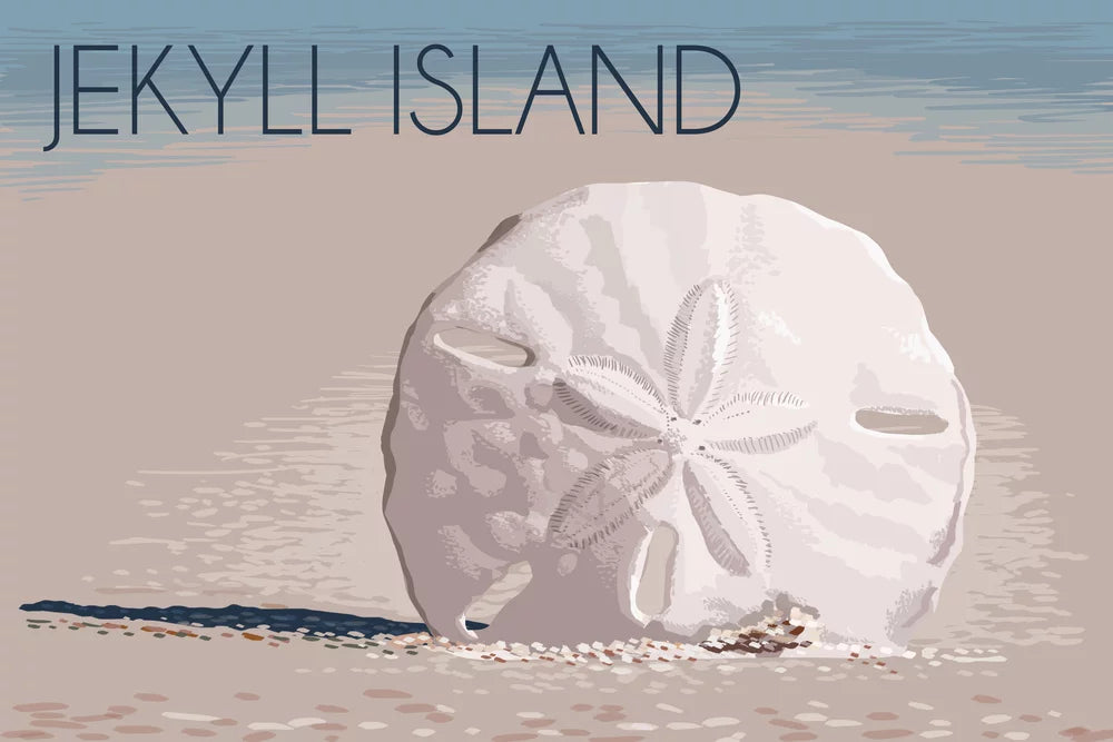 Jekyll Island, Georgia, Sand Dollar (19x27 inches, Premium 500 Piece Jigsaw Puzzle for Adults and Family, Made in )