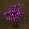 Hi-Line Gift Ltd Floral Lights  Bonsai Tree, 208-Inch, Pink
