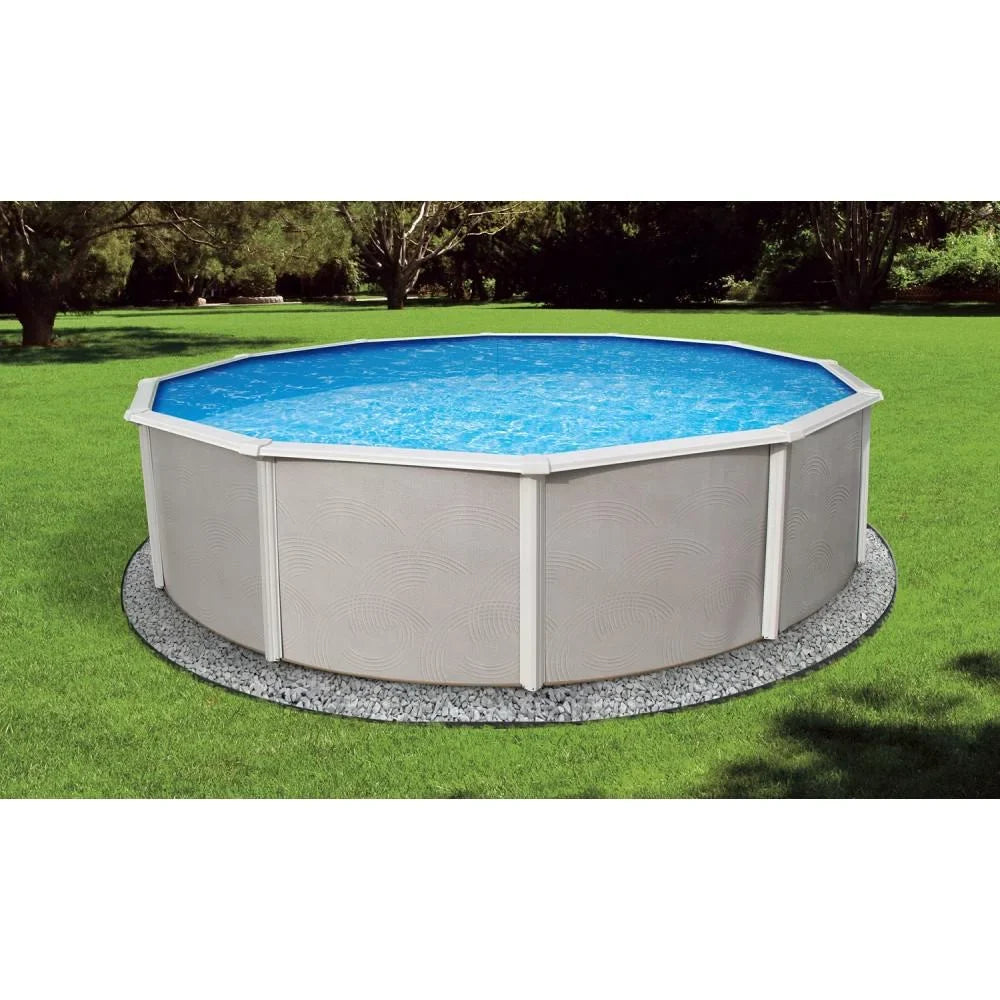 BlueWave Products    NB2528 24' Round 52" Belize Steel Pool