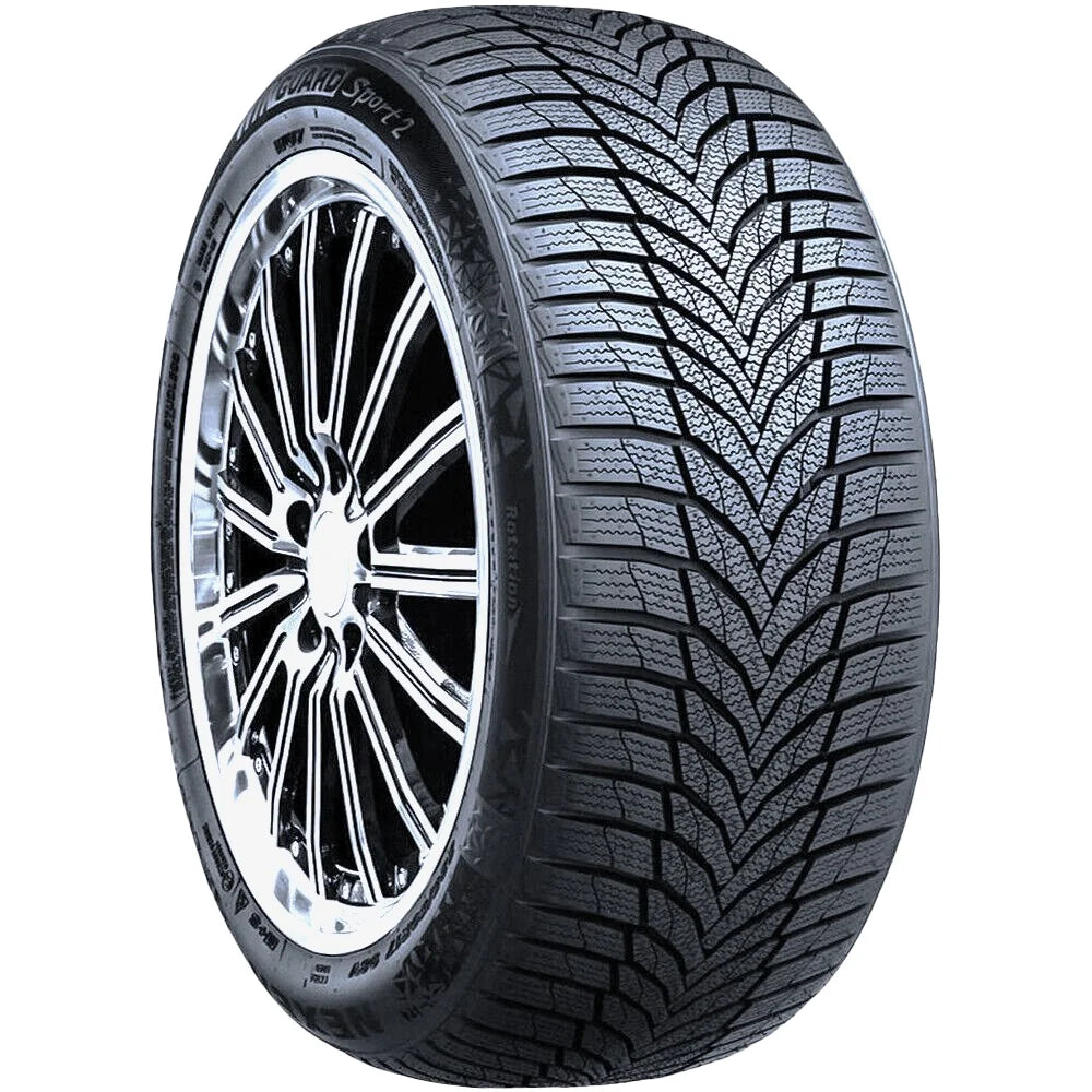 Set of 4 () Nexen Winguard Sport 2 255/40R19 100V  (Studless) Snow Winter Tires Fits: 2017 Volkswagen Tiguan Highline, 2016-18 Audi Q3 Technik