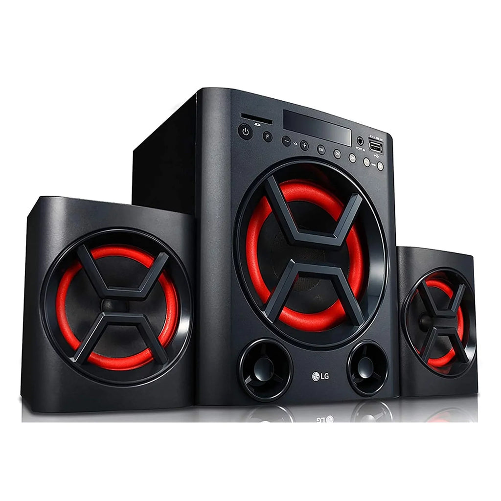 LK72B 40W 2.1 Channel Bluetooth Home Theatre System, Black/Red (Used - Good)