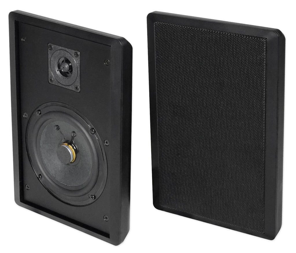 6-Zone Amp+4  White Pendant+8 Slim Black Wall Speakers 4 Restaurant/Bar/Cafe