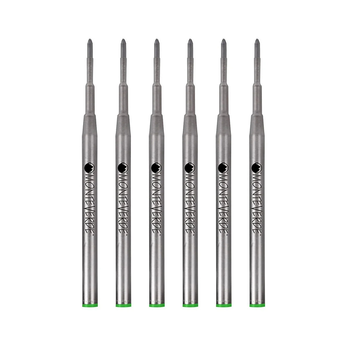 Monteverde Medium Ballpoint Refill For Montblanc Ballpoint Pens 6/Pack Green M133GN