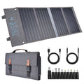 BigBlue 36W Solar Phone Charger with (20V/1.8A),  20W -C and Fast Charge -A, IP54 Waterproof, Portable SunPower Solar Panel for Camping