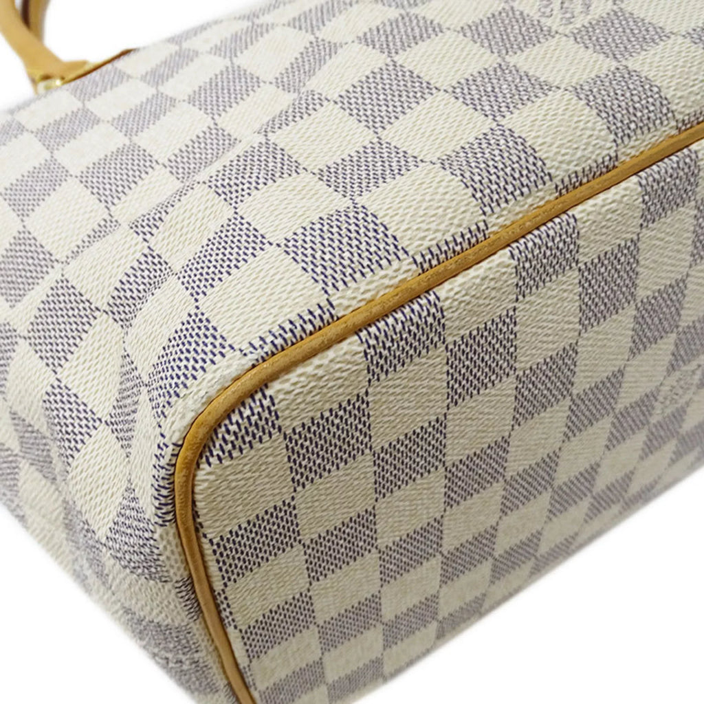 Authenticated Used Louis Vuitton   Bag Damier Azul Ladies Tote Handbag Saleya  N51186 White Gray