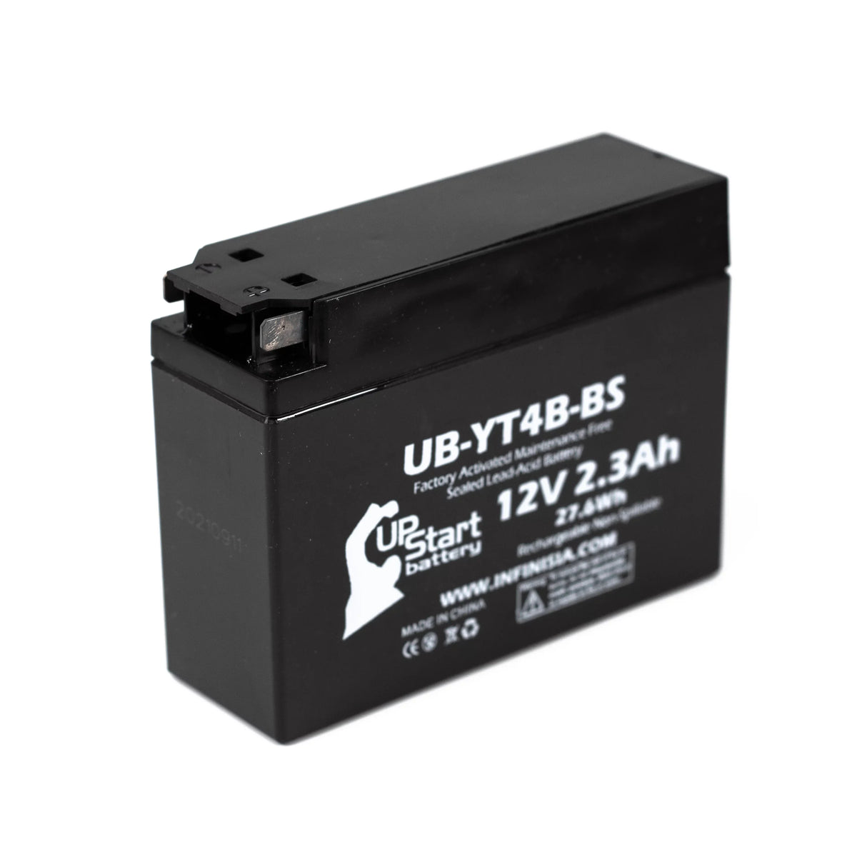 3 Pack - YT4B- Battery Replacement for (2.3Ah, 12v, Sealed) Factory Activated, Maintenance Free Battery - Compatible with 2015 Yamaha SR400, 2008 Suzuki -Z70, 2009 Suzuki -Z70