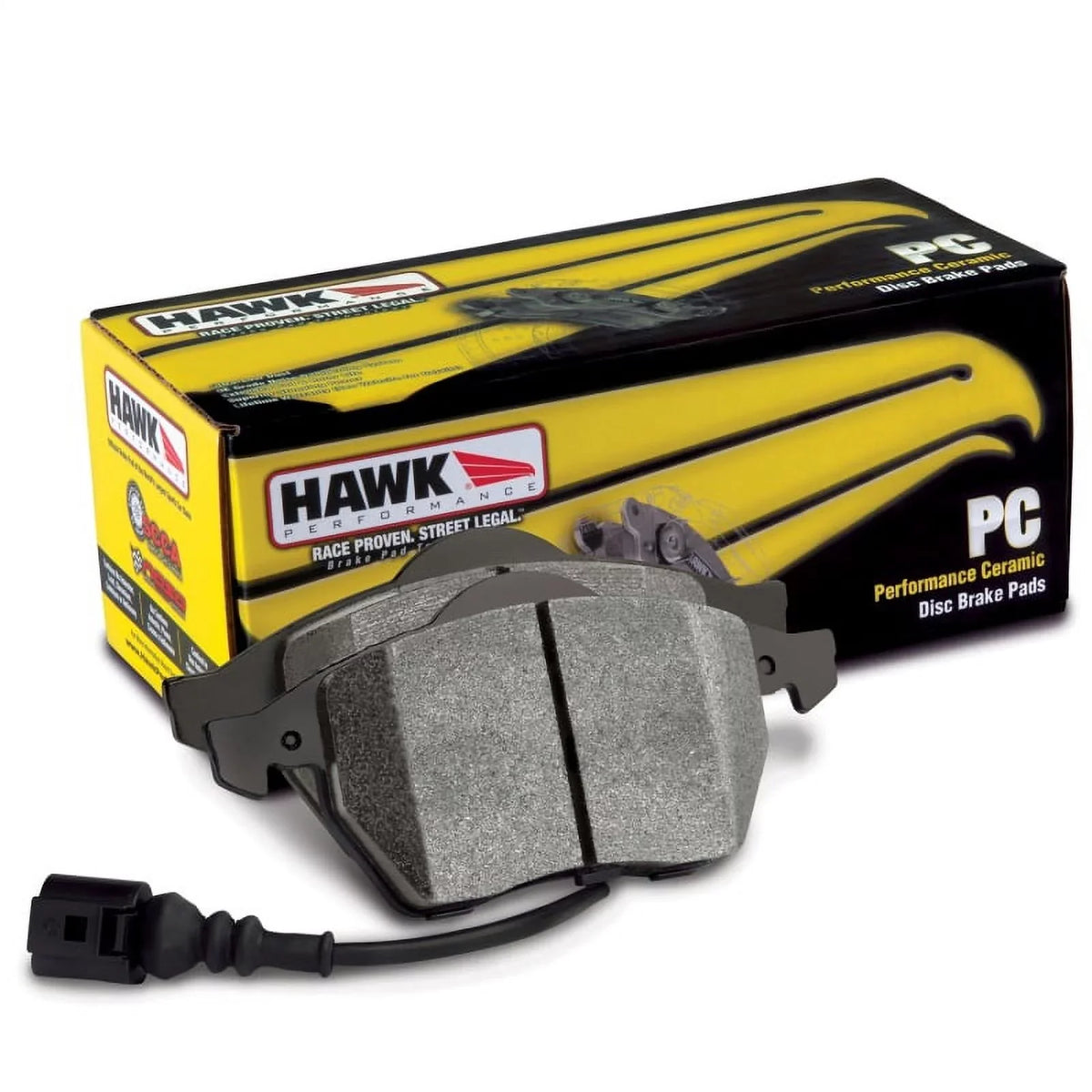 Hawk 06-10  Touareg Front / 09-11 Corvette Z06/-1 (w/Carbon Ceramic Brake Package and Iron rotor