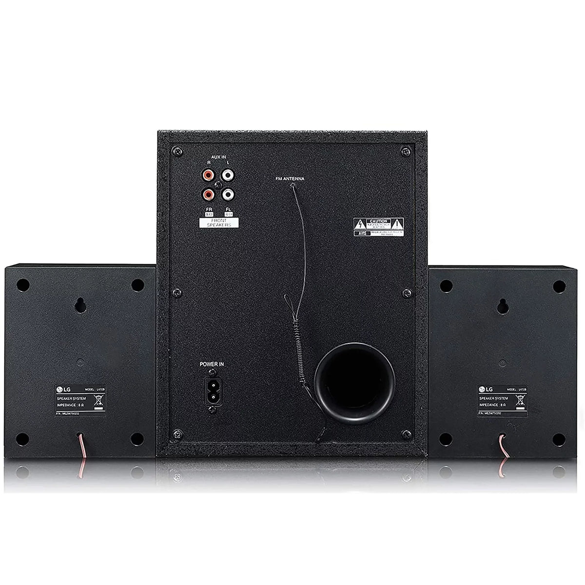 LK72B 40W 2.1 Channel Bluetooth Home Theatre System, Black/Red (Used - Good)