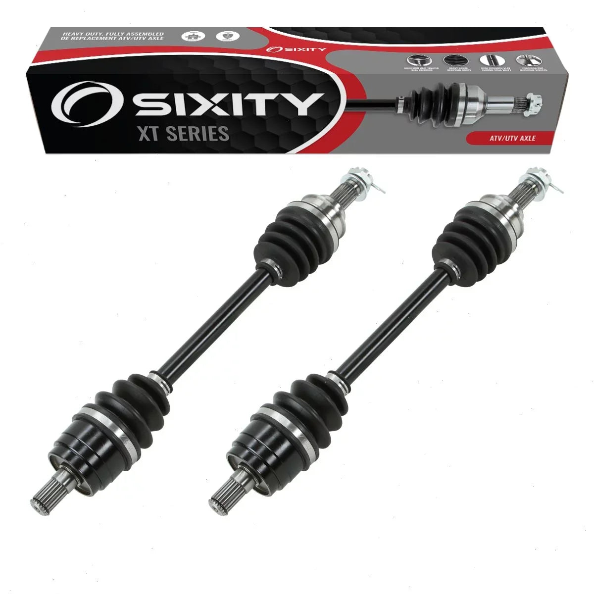 Sixity  Rear Left & Right  Axles compatible with Honda TRX650 Rincon TRX680 Pair 2016 2015 2014 2013 2012 2011 2010 2009 2008 2007 2006 2005