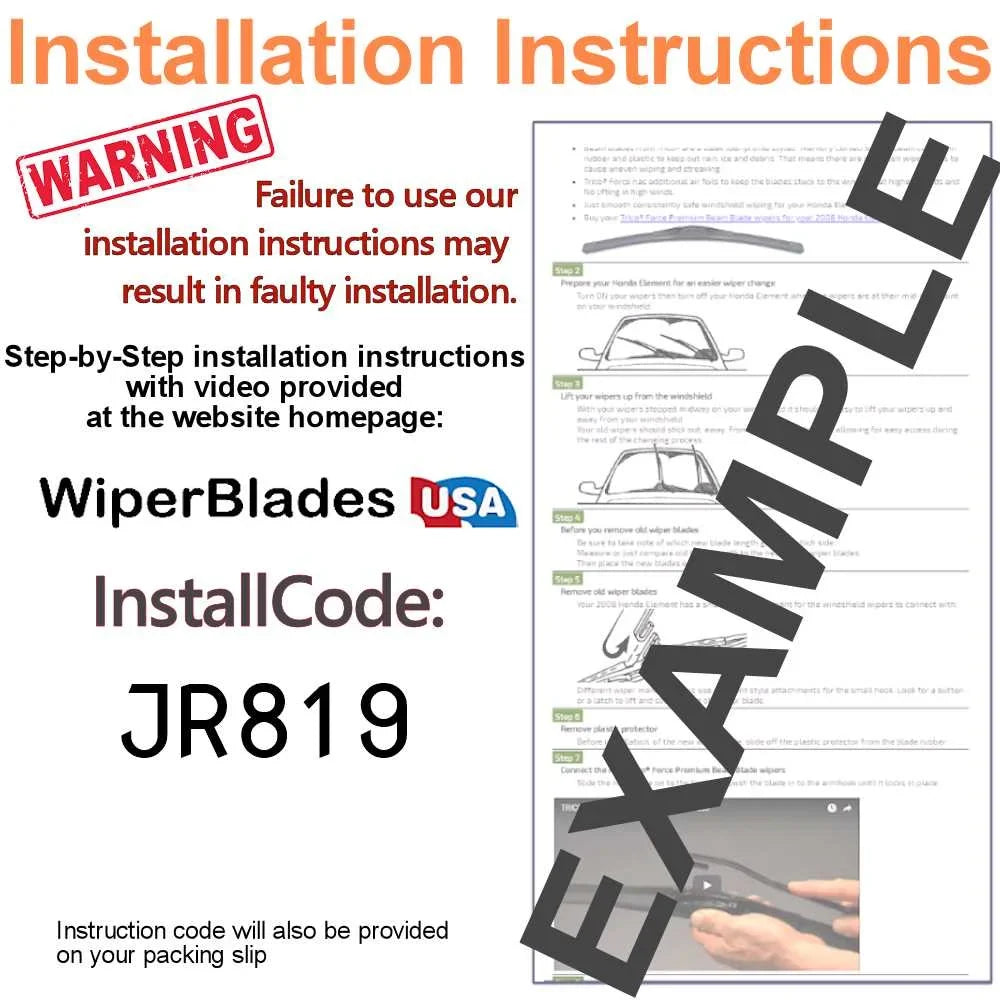 2018 Audi A3 Sportback e-tron Beam Blade Wipers (Set of 2)