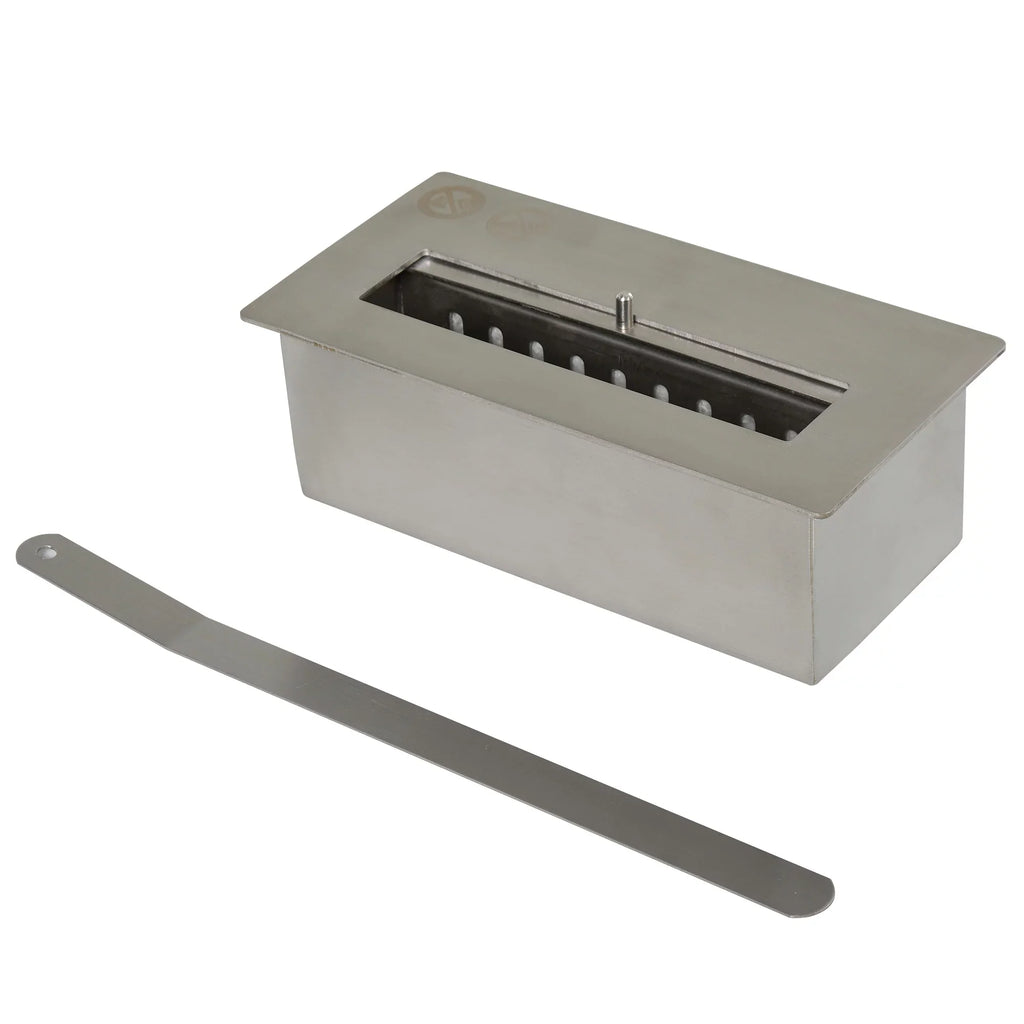 Ethanol Fireplace, 18.5" Tabletop 0.39 Gal Stainless Steel 269 Sq. Ft., Burns up to 3 Hours, Black