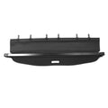 Ikon Motorsports Cargo Cover Compatible With 2014-2018 Subaru Forester (Only Fit Automatic Rear Gate)  & Aluminum Rod Black Security Rear Trunk Cover Security Retractable Shield