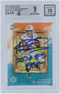 Tua Tagovailoa Miami Dolphins Autographed 2020 Panini Gridiron Kings #-2 Beckett Fanatics Witnessed Authenticated 9/10 Rookie Card with "2020 #5 " Inscription - Fanatics Authentic Certified