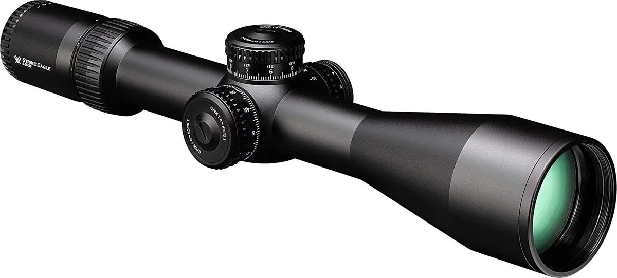 Vortex Optics Strike Eagle 5-25x 56  -7C () Riflescope with Lens Cleaning Pen and Free Hat