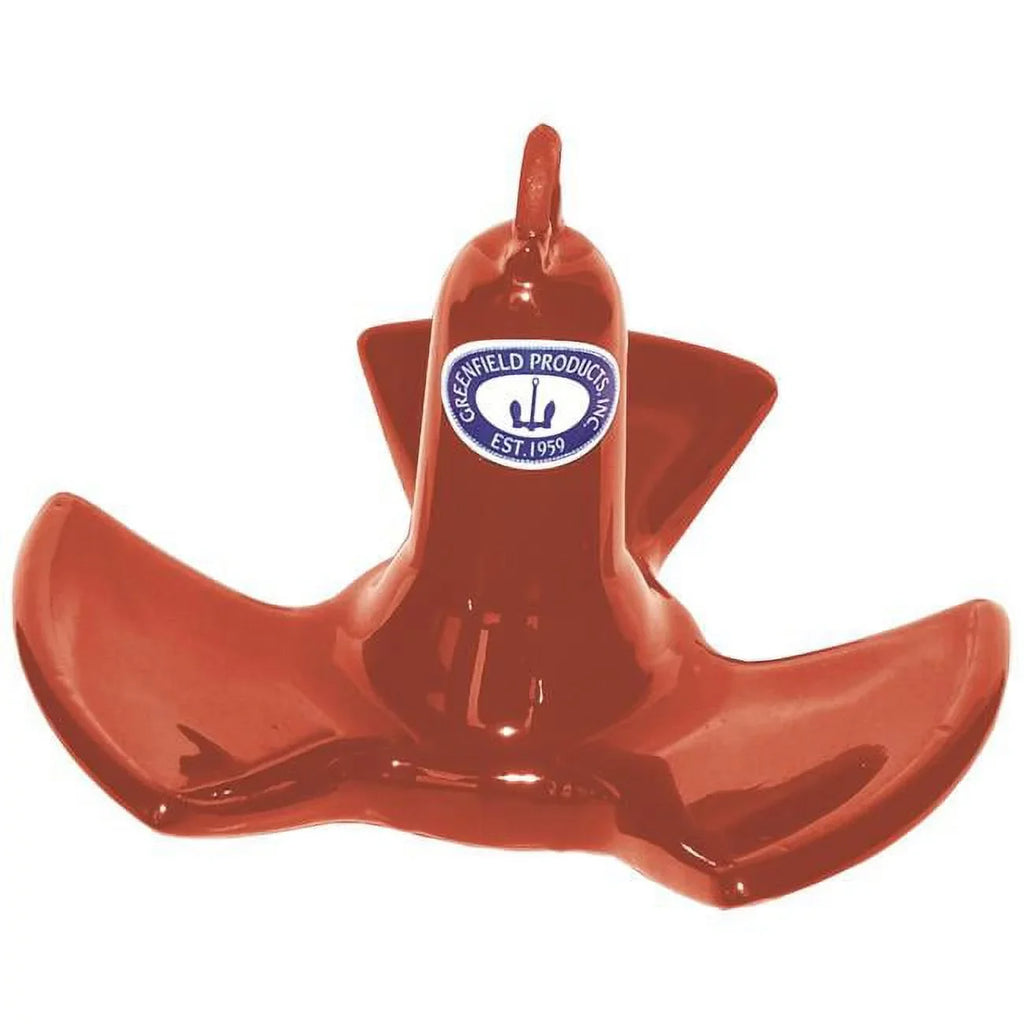 Greenfield Products 520- 20 lbs Vinyl Coated River Anchor - Red