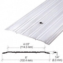 49A36 6" Aluminum Commercial Saddle Threshold - 36-1/2" Length