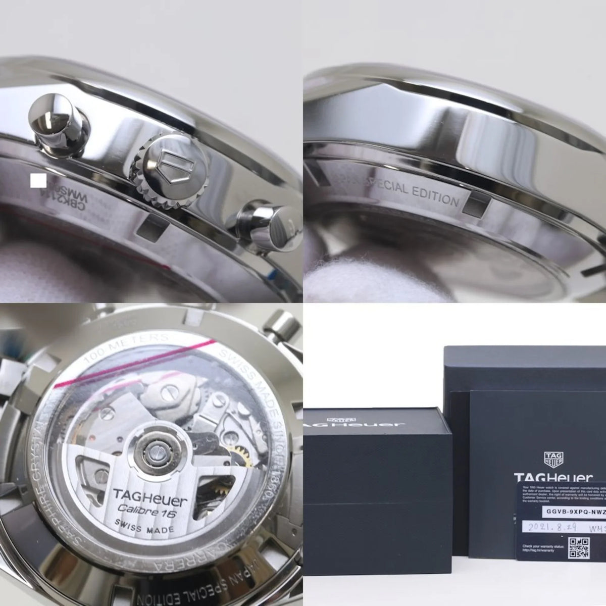 Pre-Owned   Carrera Chronograph Blue Edition CBK2114.BA0715 Stainless Steel Men's 39307 (Good)