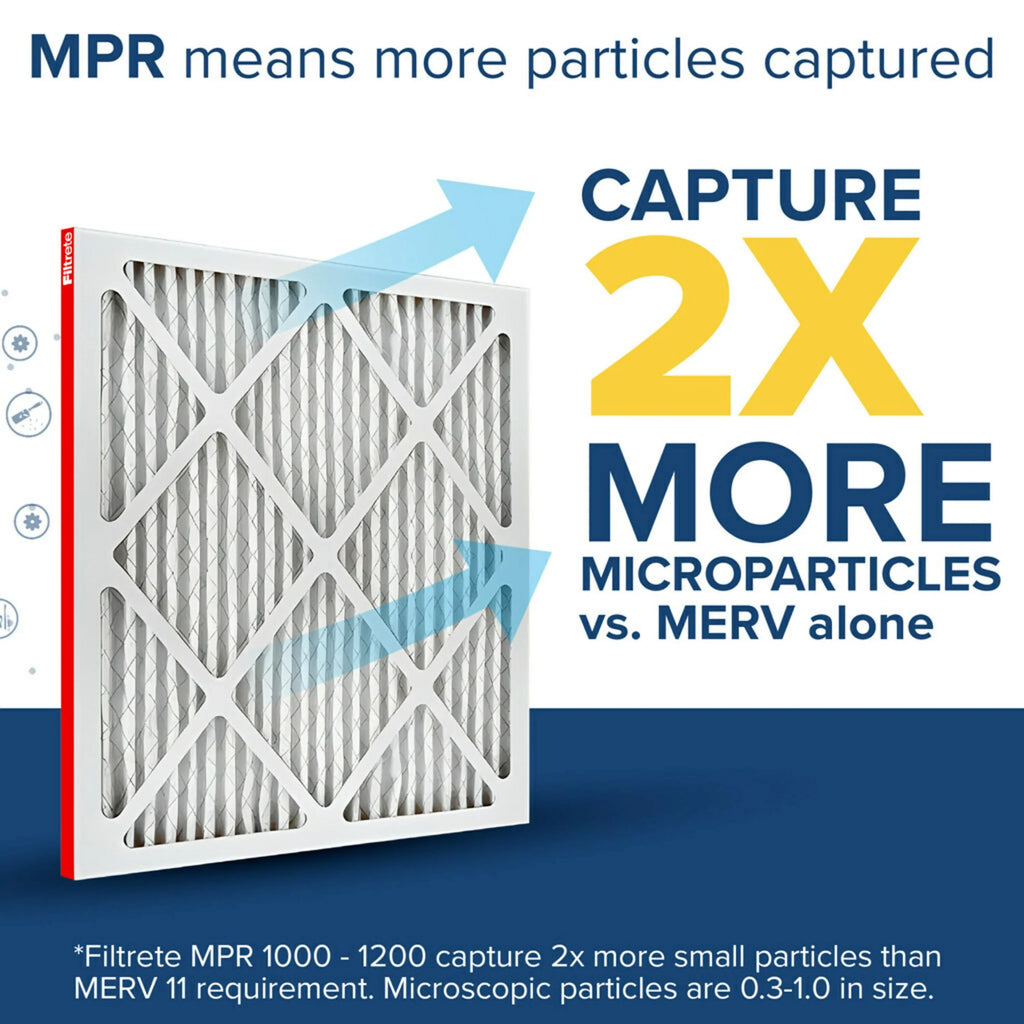 Filtrete 14x20x1 Air Filter,  1000  11, Allergen Defense, 2 Filters