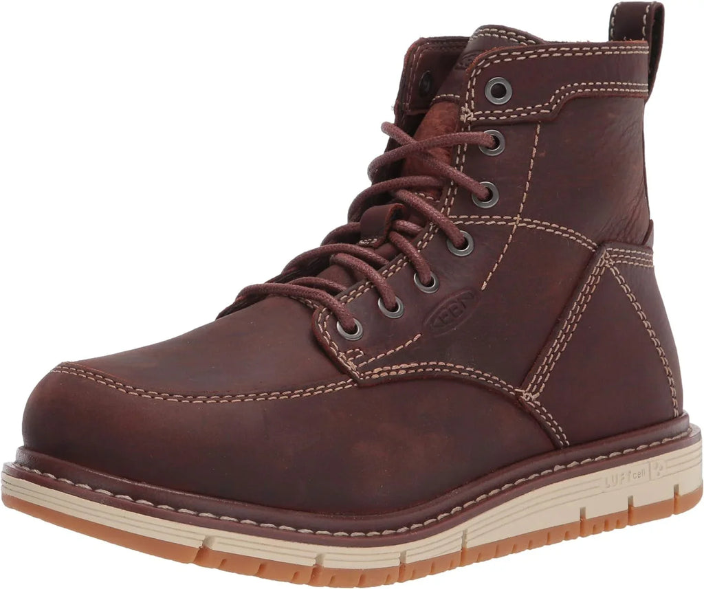 Utility Women's San Jose 6 Alloy Toe Wedge Work Boots 5 Gingerbread