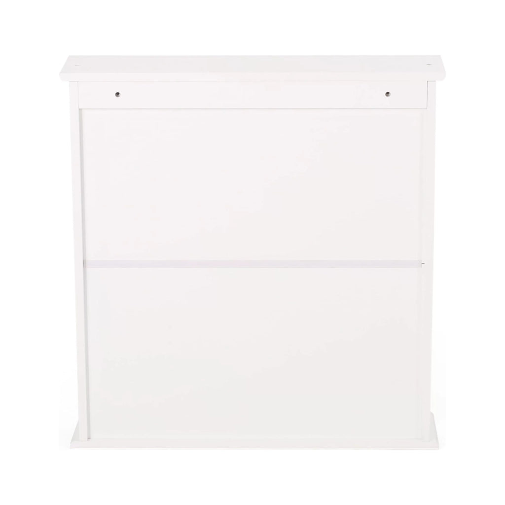 Noble House Blaze Modern 2 Door Medicine Cabinet with Mirrors, Matte White