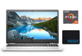 2021 Dell Inspiron 15 3505 15.6"  Laptop,  Ryzen 5-3450U Processor, 16GB , 512GB PCIe ,  Radeon Vega 8 Graphics, Webcam, , Bluetooth, Windows 10, White, with  Mousepad