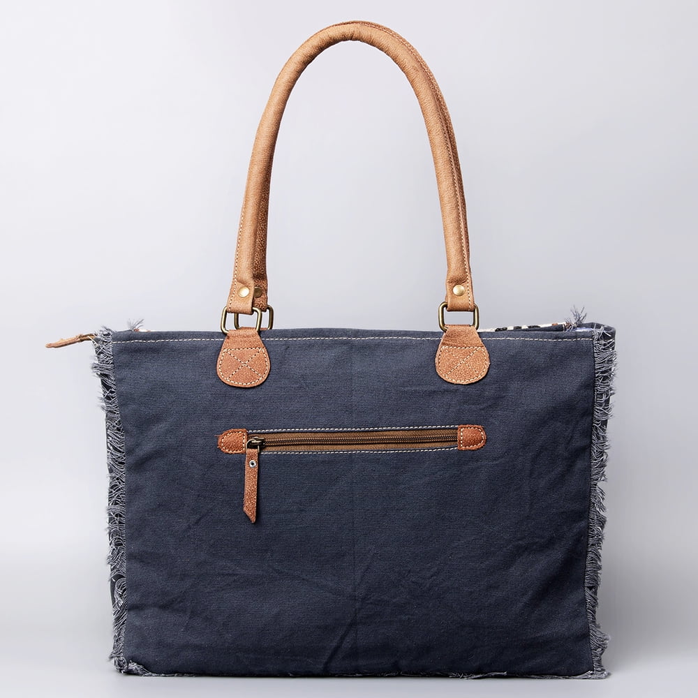 KB491  Upcycled Wool Upcycled Canvas Genuine Leather women bag western handbag purse