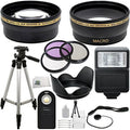 Ultimate Accessory Bundle Kit For Canon Rebel T1i, T2, T3i, T4i, T5i, T6i, T6s, SL1, 60D, 70D, 7D, 7D Mark  Digital  Cameras (Which Have the Following Canon Lenses - 18-55mm, 55-250mm, 75-300mm,