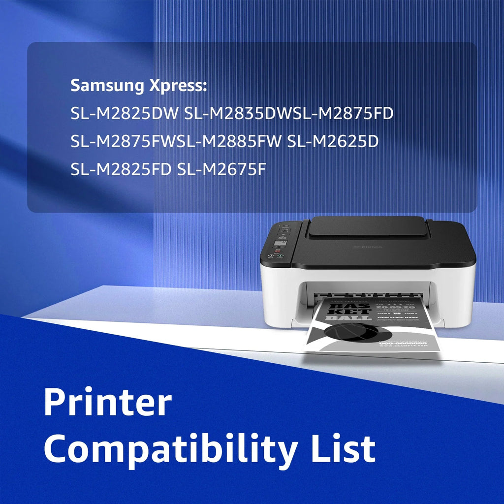 '-D116L Toner Cartridge Compatible for Samsung 116L -D116L MLTD116L MLT116L, Use with Samsung Epress -M2825DW -M2835DW -M2885FW -M2875FD -M2875FW -M2625D Printer, 3 Black