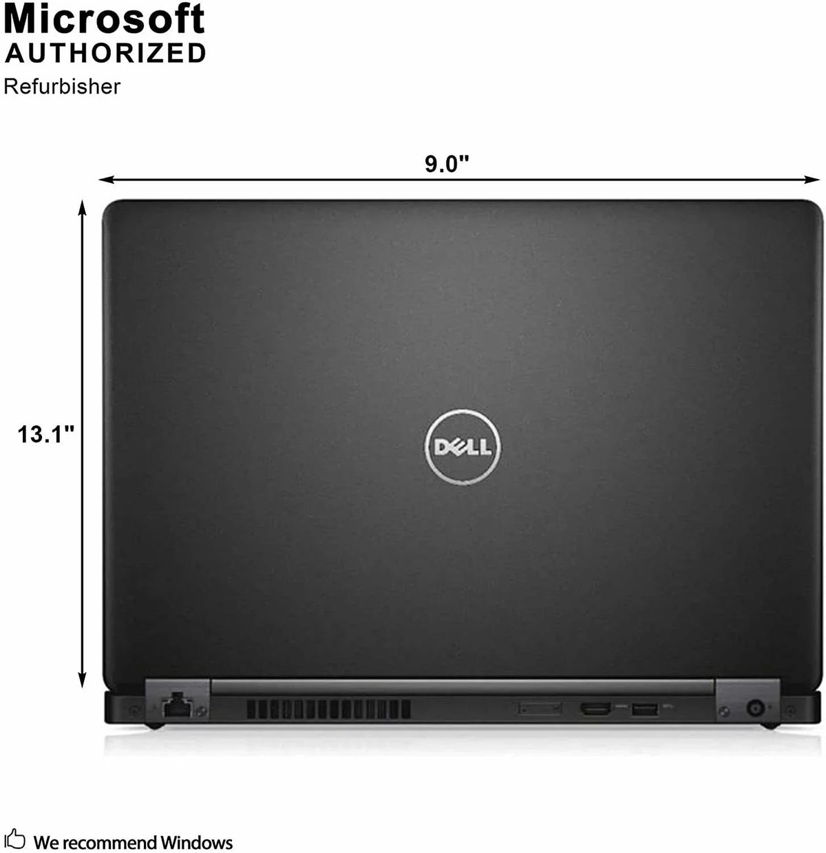 Dell Latitude 5480 Business Laptop, 14.0''  (1366 x 768) Non-Touch, Intel 6th Gen Core I5-6300HQ, 16GB , 512GB , Intel  Graphics 530, Windows 10 Pro