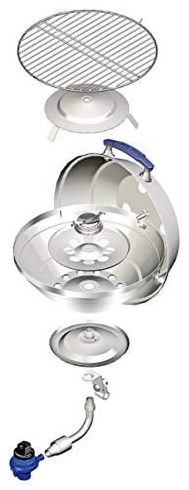 New Marine Kettle Gas Grill magma A10-215 Model Party size 17" Dia. Cooking Area 204 Sq. In.