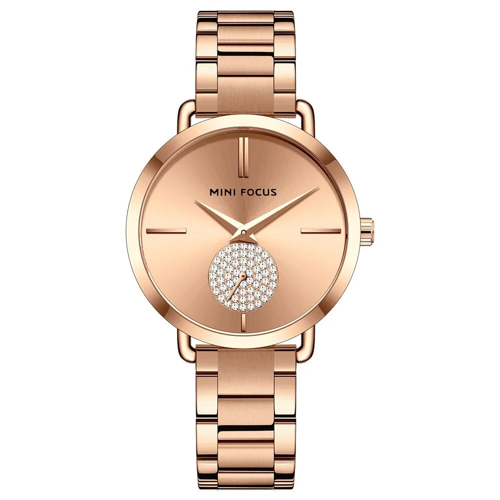 Fashion Women's Watches Top Brand Luxury Feloj Mujer Montre Femme Ladies Wristwatch For Girls Relojes Stainless Steel