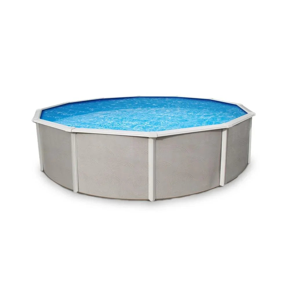 BlueWave Products    NB2528 24' Round 52" Belize Steel Pool