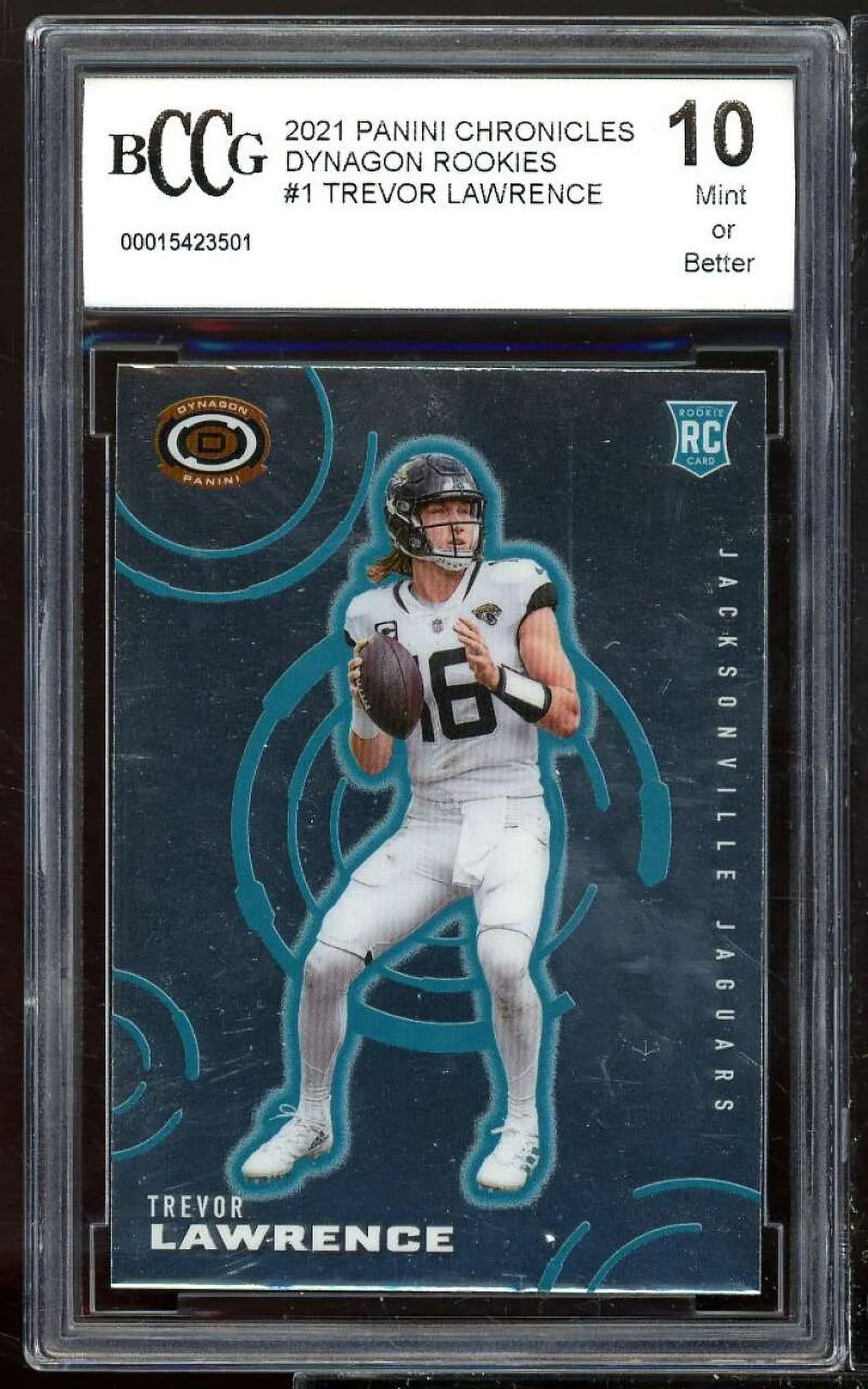 2021 Panini Chronicles Dynagon Rookies #1 Trevor Lawrence Card  10 Mint+