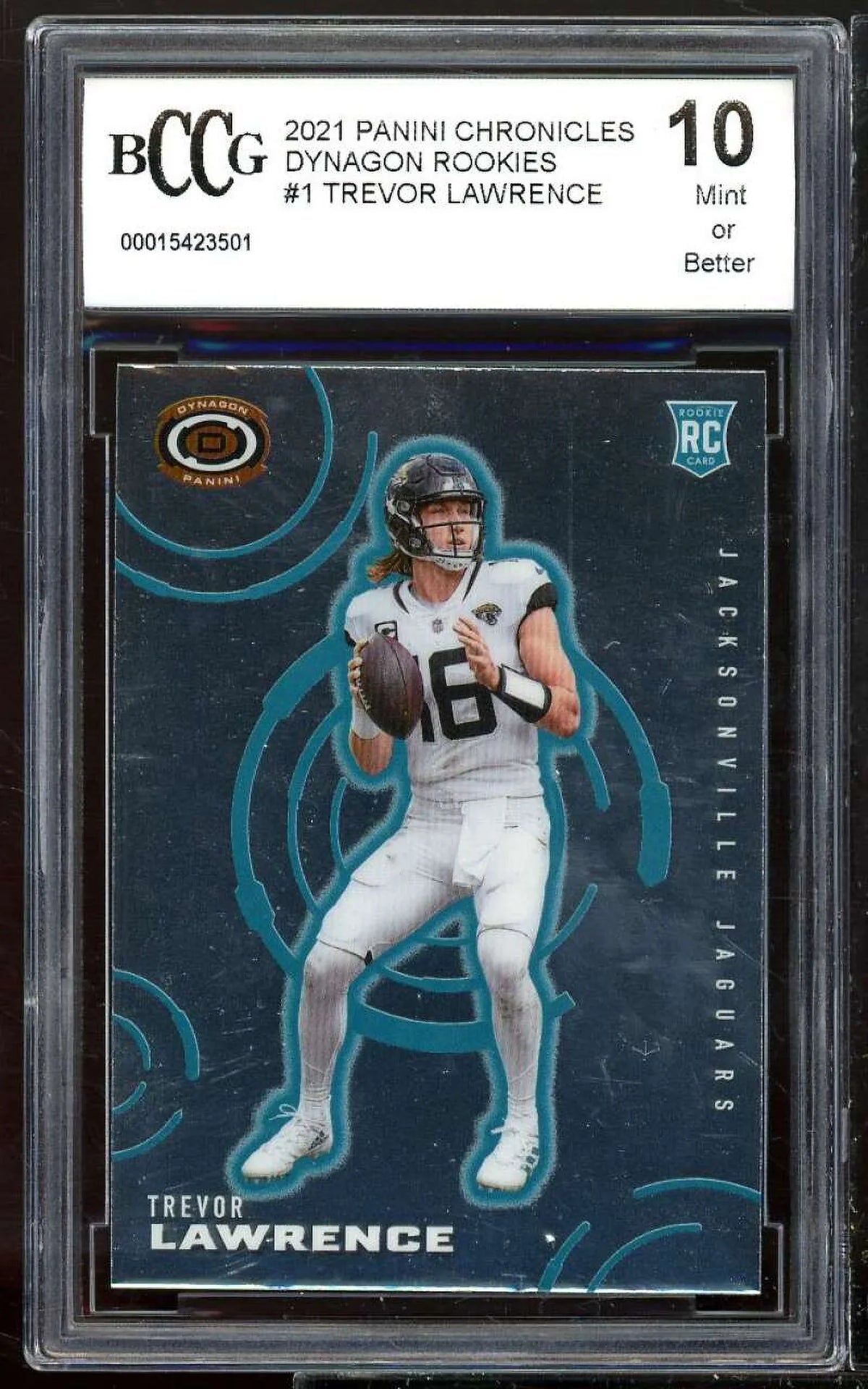 2021 Panini Chronicles Dynagon Rookies #1 Trevor Lawrence Card  10 Mint+