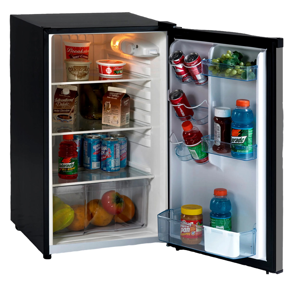 Avanti 4.4 cu. ft. Compact Refrigerator, in Stainless Steel (AR4456SS)
