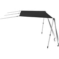 5'x5' -Proof T-Top Sun Shade Kit - 600D Polyester with Rustproof Telescopic Steel Poles, Waterproof, Easy Assembly for T-Tops & Bimini Tops