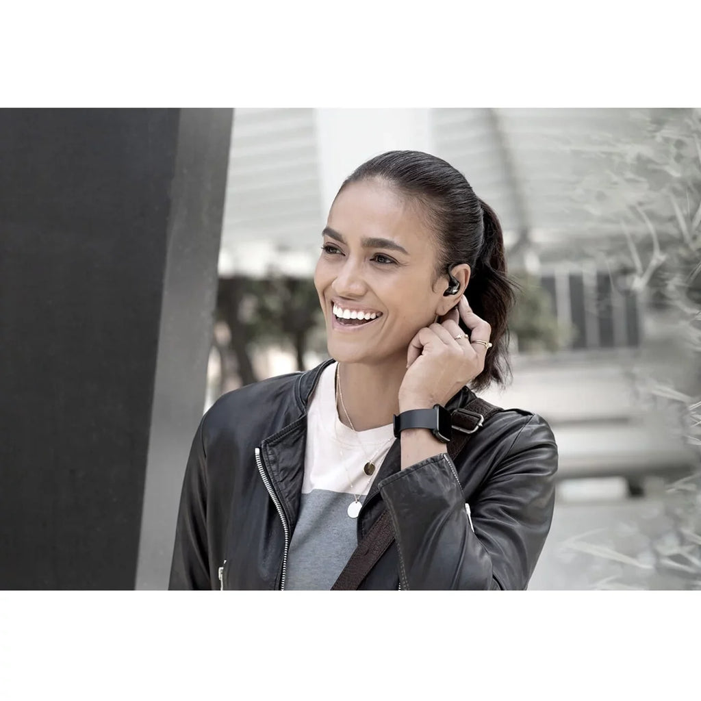 Shure  215 TW2 True Wireless Sound Isolating Earbuds with Bluetooth 5 Technology, Premium Audio with Deep Bass, Secure Fit Over-the-Ear, 32-Hour Battery Life, Fingertip Controls - (Gen 2) - Black