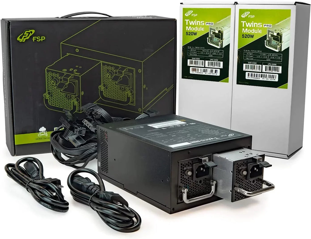 Twins Pro  PS2 1+1 Dual Module 700W Efficiency ≥90% Hot-swappable Redundant Digital Power Supply with Guardian Monitor Software (Twins Pro 700)