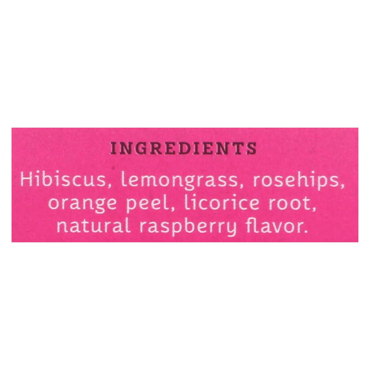 Stash Tea Hibiscus Herbal tea - Wild Raspberry - Case Of 6 - 20 Bags