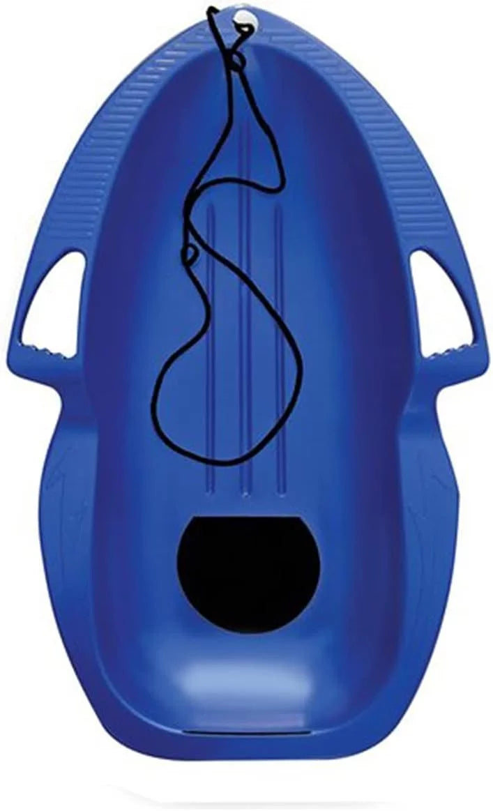 Paricon Flexible Flyer 39" Spitfire Lightweight Kids Downhill Snow Sled with Tow Rope & Handles, Ages 4 And Up, Easy to Carry Up Hills, Blue