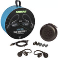 Shure  215 TW2 True Wireless Sound Isolating Earbuds with Bluetooth 5 Technology, Premium Audio with Deep Bass, Secure Fit Over-the-Ear, 32-Hour Battery Life, Fingertip Controls - (Gen 2) - Black