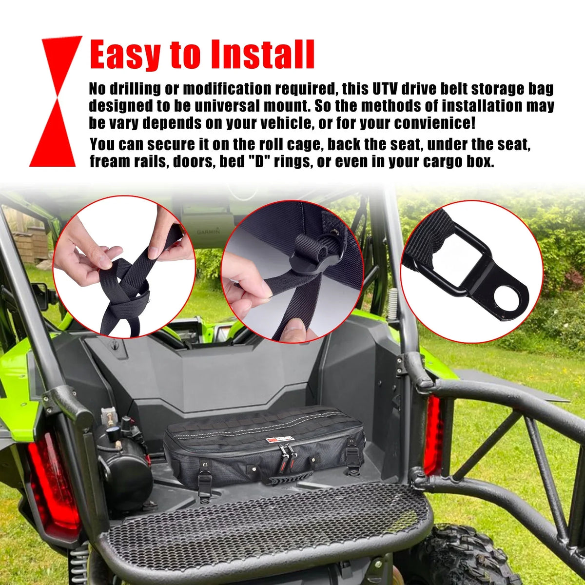 Goldfire Universal Travel Tool Storage Kit Storage Bag with Portable Tool Roll Organizer Wrench Tool Pouch for   Car Truck