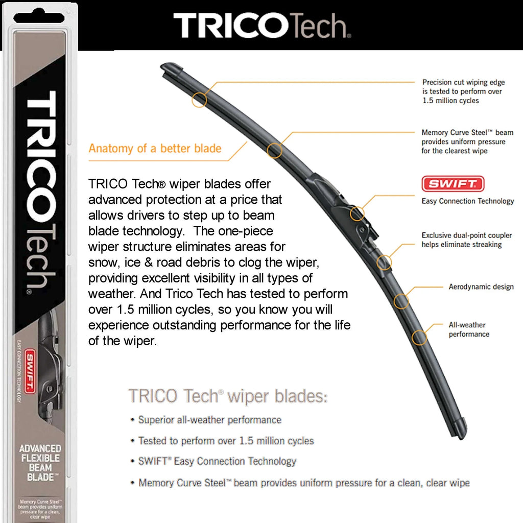2018 Audi A3 Sportback e-tron Beam Blade Wipers (Set of 2)