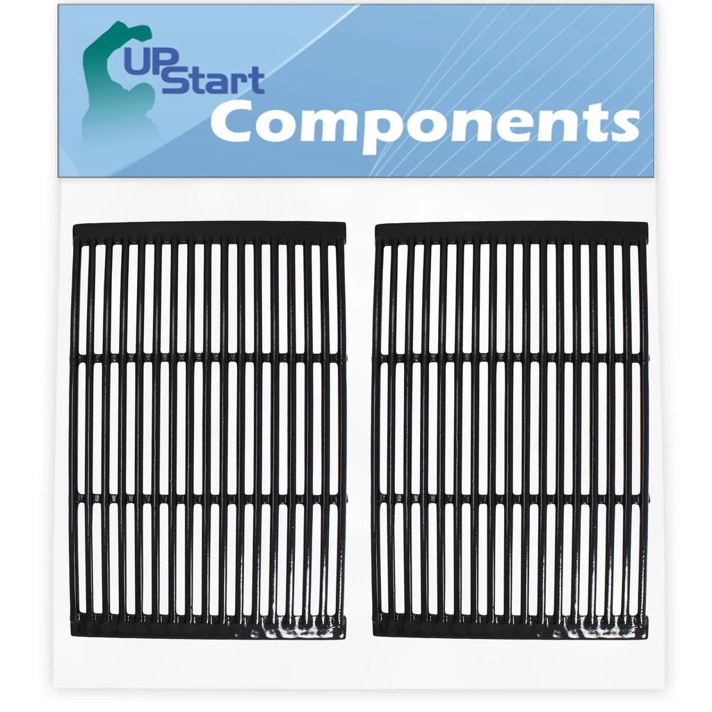 2-Pack  Grill Cooking Grates Replacement Parts for Charmglow 810-6320-B - Compatible Barbeque Porcelain Enameled Cast Iron Grid 19"