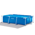 Intex 9.8' x 29.5'' Rectangular Frame Above Ground Outdoor Backyard Swimming Pool
