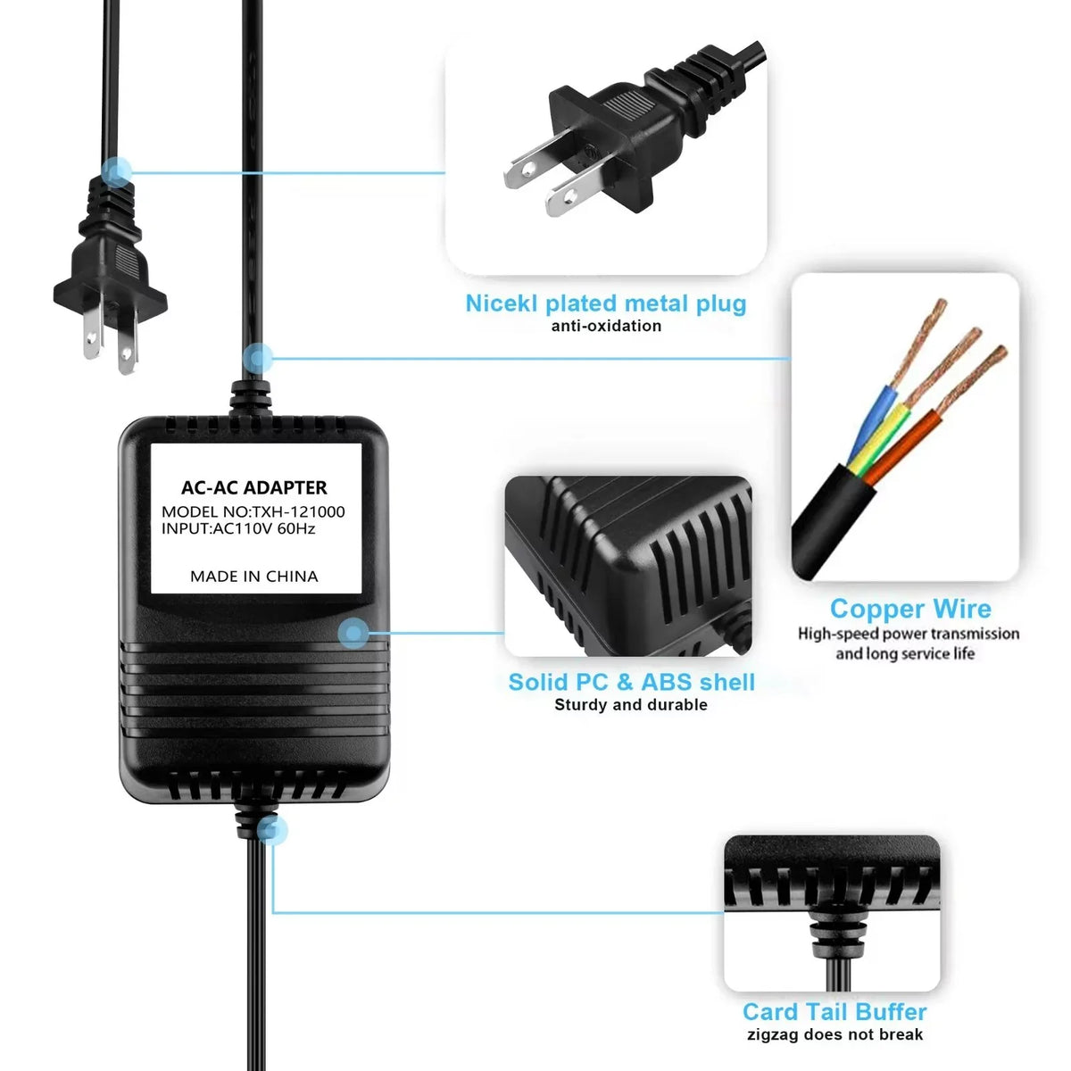 '-Geek  /  Adapter compatible for harman / kardon Model No.: A481511 Part No.: -02TA Power