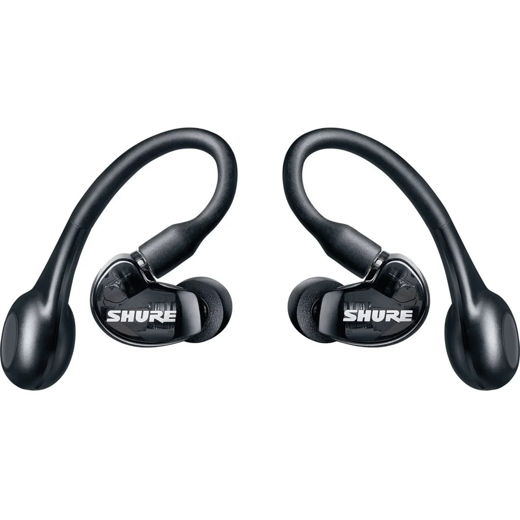 Shure  215 TW2 True Wireless Sound Isolating Earbuds with Bluetooth 5 Technology, Premium Audio with Deep Bass, Secure Fit Over-the-Ear, 32-Hour Battery Life, Fingertip Controls - (Gen 2) - Black