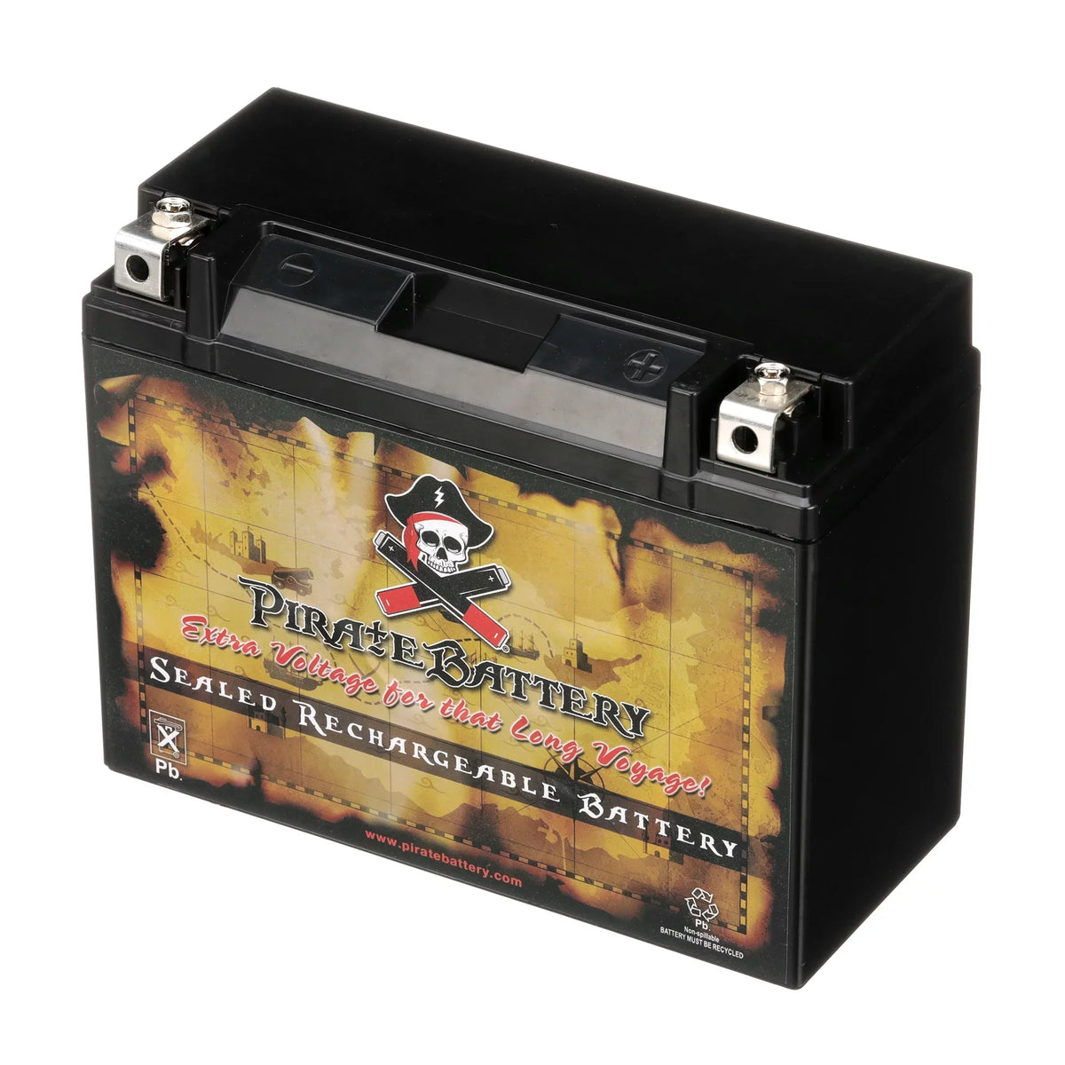 Pirate Battery Y50-N18L-A3 (50-N18L-A3 12 Volt,20 Ah, 260 ) Power Sports Battery replaces Gtx18l-bs M6250h 44006